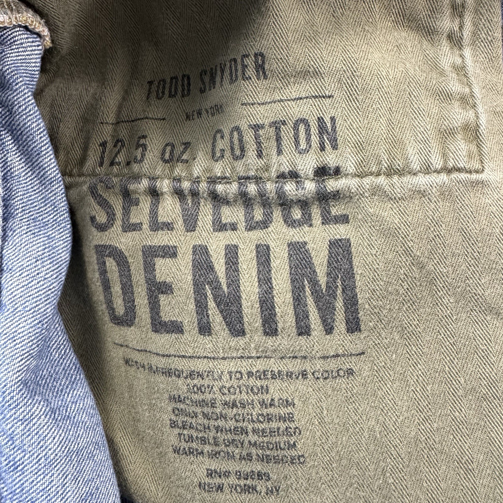 Todd Snyder Midwash Distressed Patchwork Men’s Je… - image 7
