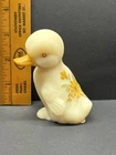 Vintage Fenton Hand Painted Duck Flowers signed
