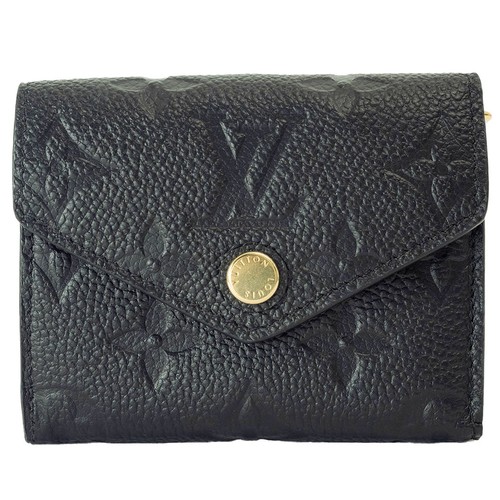 Louis Vuitton M62935 Tri-fold Wallet Portefeuille Zoe Empreinte Black 683751