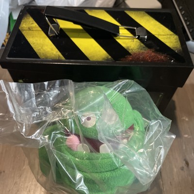 Ghostbusters Ghost Trap Tin Lunch Box With Slimer Plush Sealed