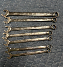 7 Piece Snap-on Metric Combination Wrench Set OEXM707B 10mm - 15mm + 17mm