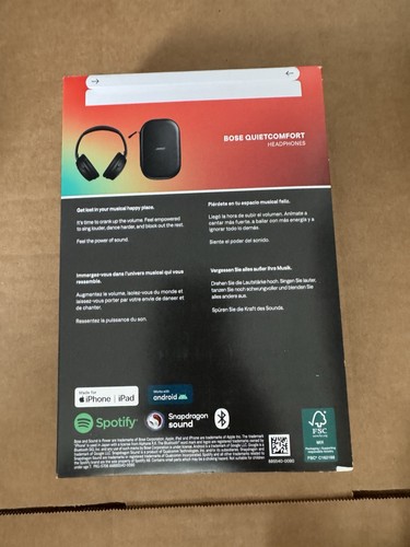 NEW Bose QuietComfort Noise Canceling Wireless Over-Ear Headphones-Black-$359 - Picture 2 of 2