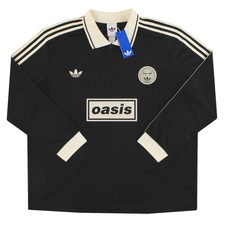 Adidas Originales Oasis Tour Logo Azul 3 Rayas Clásico Top Hombres Chaqueta de Pista NUEVO