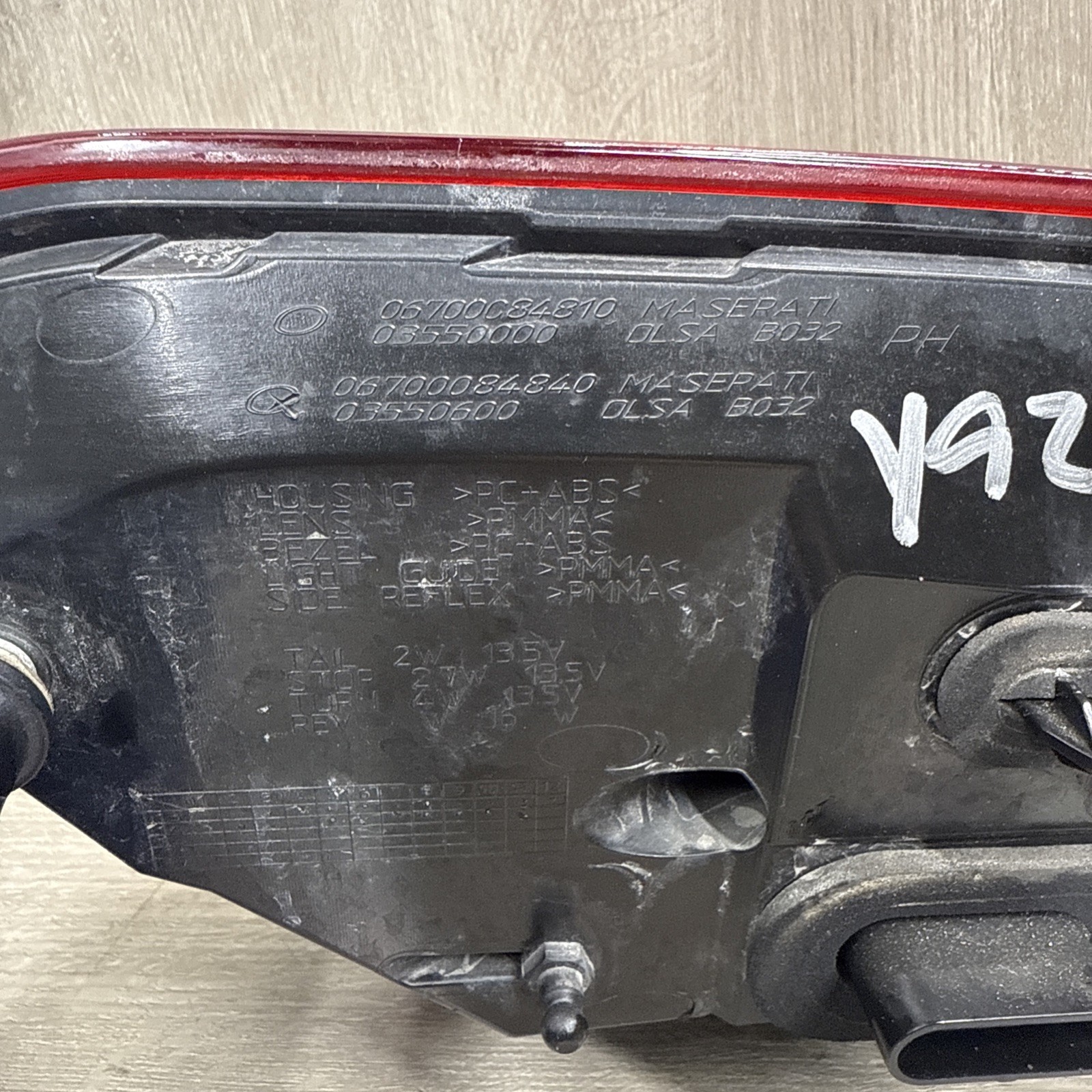 ✅ 2014-2017 MASERATI GHIBLI M157 REAR RIGHT TAIL LIGHT LED OUTER OEM ✅