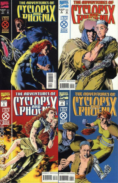 The Adventures of Cyclops and Phoenix #1 -4 Complete Set (06/07/1994) Marvel