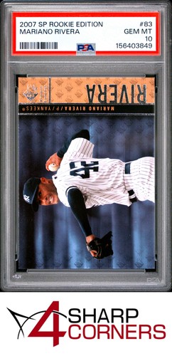 2007 SP ROOKIE EDITION #83 MARIANO RIVERA YANKEES HOF PSA 10