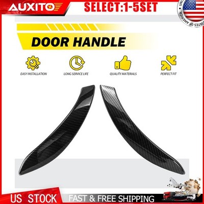 Carbon Fiber Interior Door Pull Handle Cover For BMW 3 4series F30 F31 F32 2-10X
