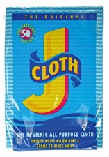 The Original Blue J Cloths All Purpose Cloth Machine Washable - 50 Pack