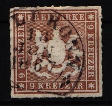 W&uuml;rttemberg 33 Stamped #NC975