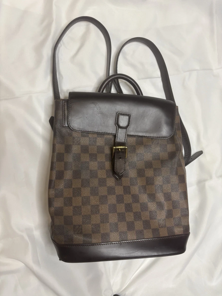 Louis Vuitton Damier Ebene Leather Exterior Backpack Bags & Handbags for Women for sale | eBay Louis Vuitton Damier Ebene Leather Exterior Backpack Bags & Handbags for Women for sale | eBay