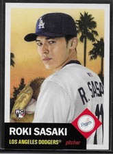 2025 Topps MLB® Living Set # 838 ROKI SASAKI RC Los Angeles Dodgers 7,603 PR a