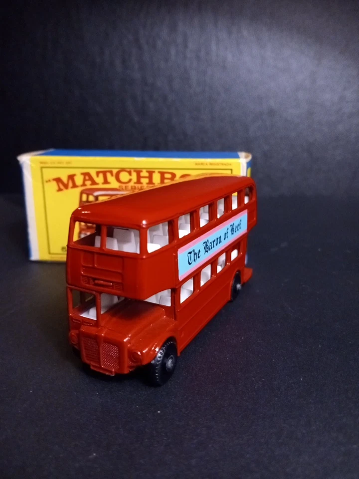 Matchbox Lesney #5D11 RouteMaster"BARON OF BEEF" 1965 Crisp Orig E3 Box "MINT" - Image 2 of 4