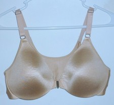 PLAYTEX SECRETS SENSATIONAL SLEEK FRONT CLOSE UNDERWIRE BRA 4911 NUDE SZ 38C