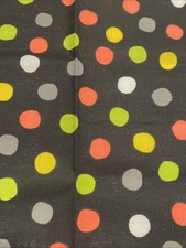 Polka Dots Multi Color Cotton Fat Quarter 18 x21 New