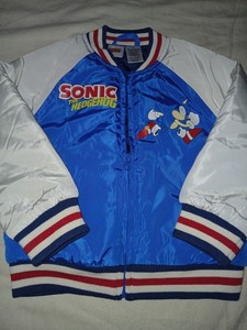 Veste Collection SEGA Sonic 2 - Années 90 - Taille Enfant - Coupe Bombers