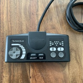 TurboGrafx-CD/TurboDuo Launch Edition Black Console With Military Madness Game !