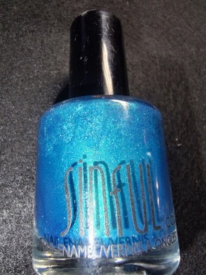 SinfulColors Polish Teal Original 1990s First Edition VHTF Discontinued NOS 