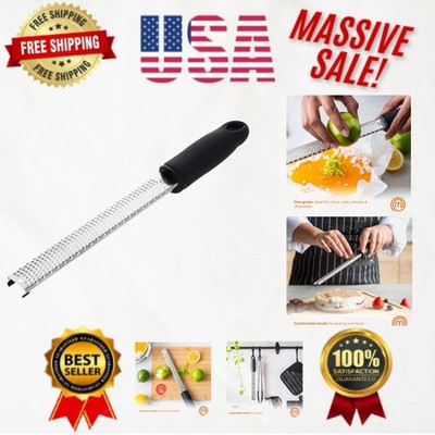 Professional-Grade Stainless Steel Grater & Zester - Effortless Kitchen Tool