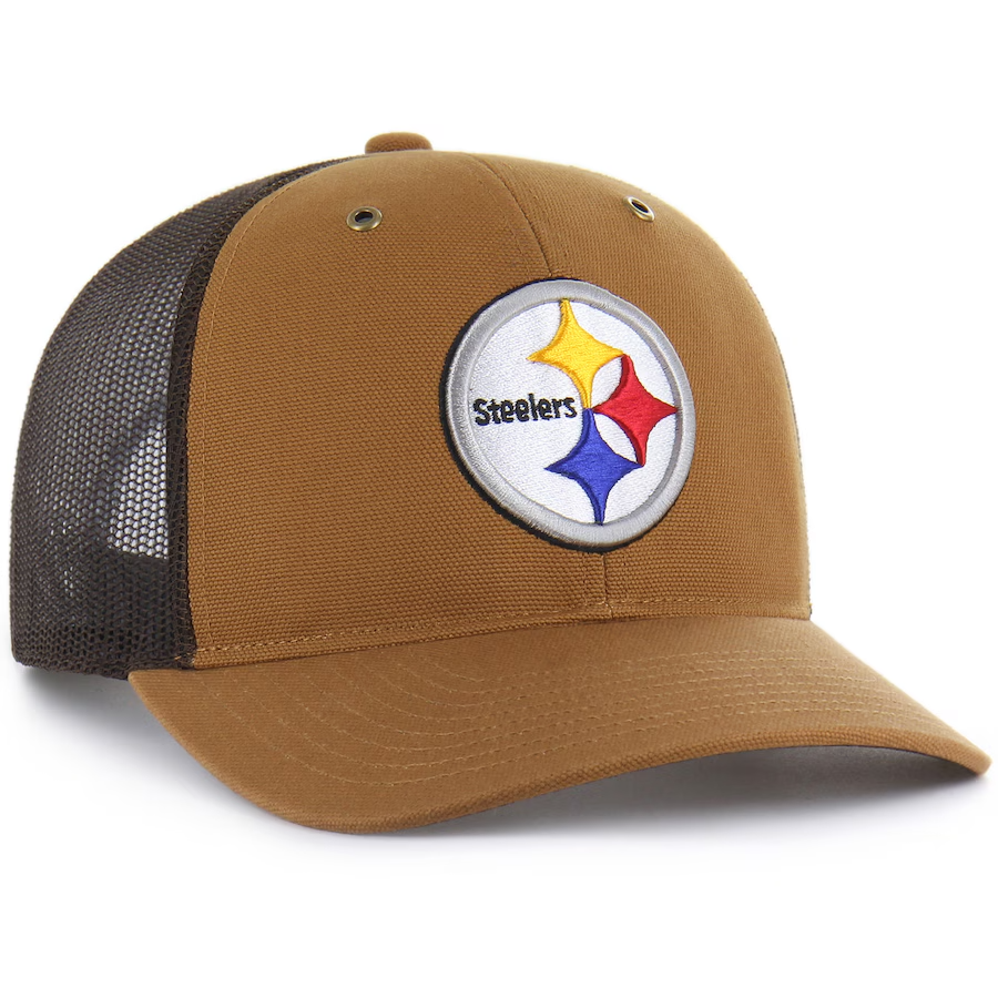 Pittsburgh Steelers Carhartt x '47 Trucker Adjustable Snapback Hat