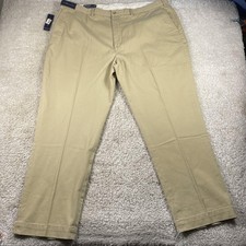 Polo Ralph Lauren Pants Mens 46x32 Khaki Big Preston Chino Casual Cotton