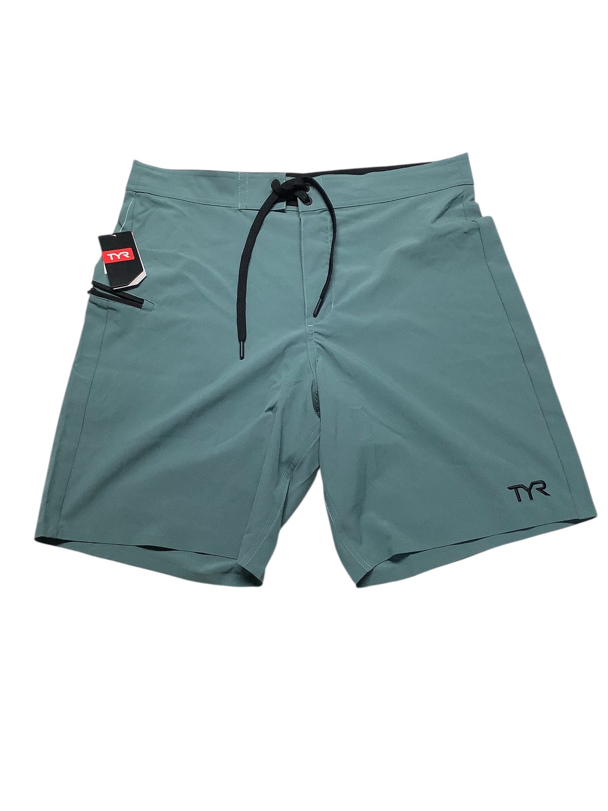 Спортивные шорты Tyr Men Regular fit 30 зеленого цвета плотные впитывающие влагу 3290₽