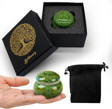 Small Urns for Human Ashes Keepsake,Ceramic Small Cremation Urn for Ashes for Wo