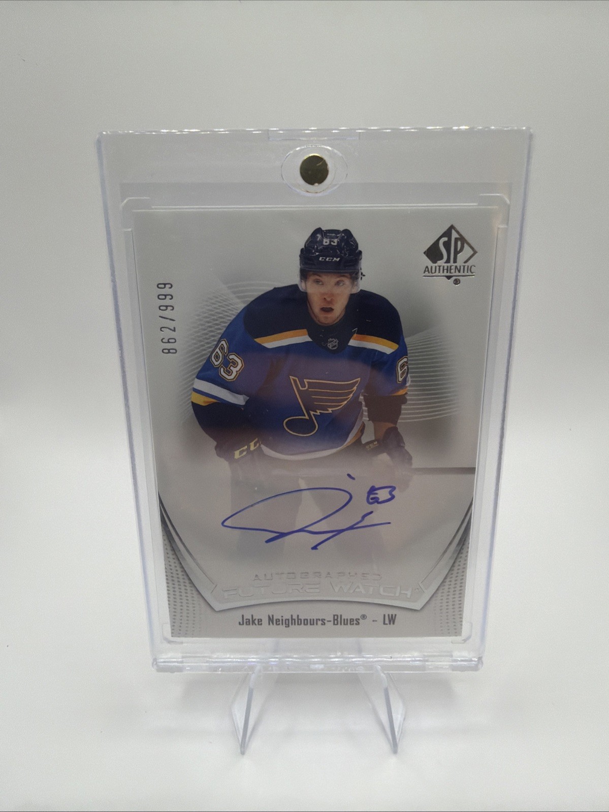 2021-22 Upper Deck SP Authentic Jake Neighbours Future Watch Auto /999