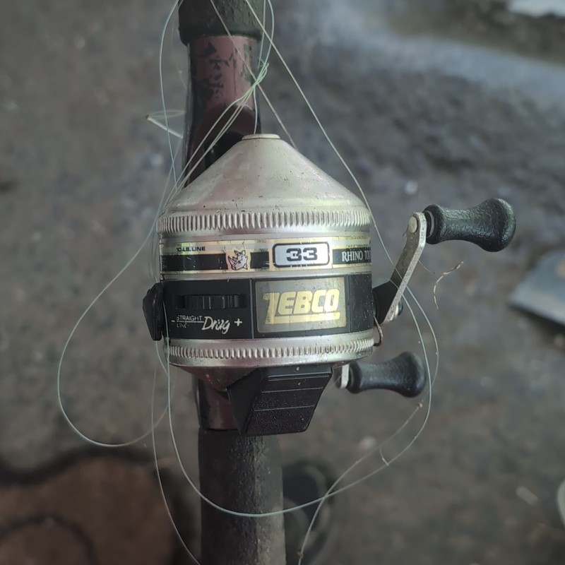 Zebco 33 Vintage Spincast Fishing Reel for Freshwater Fishing