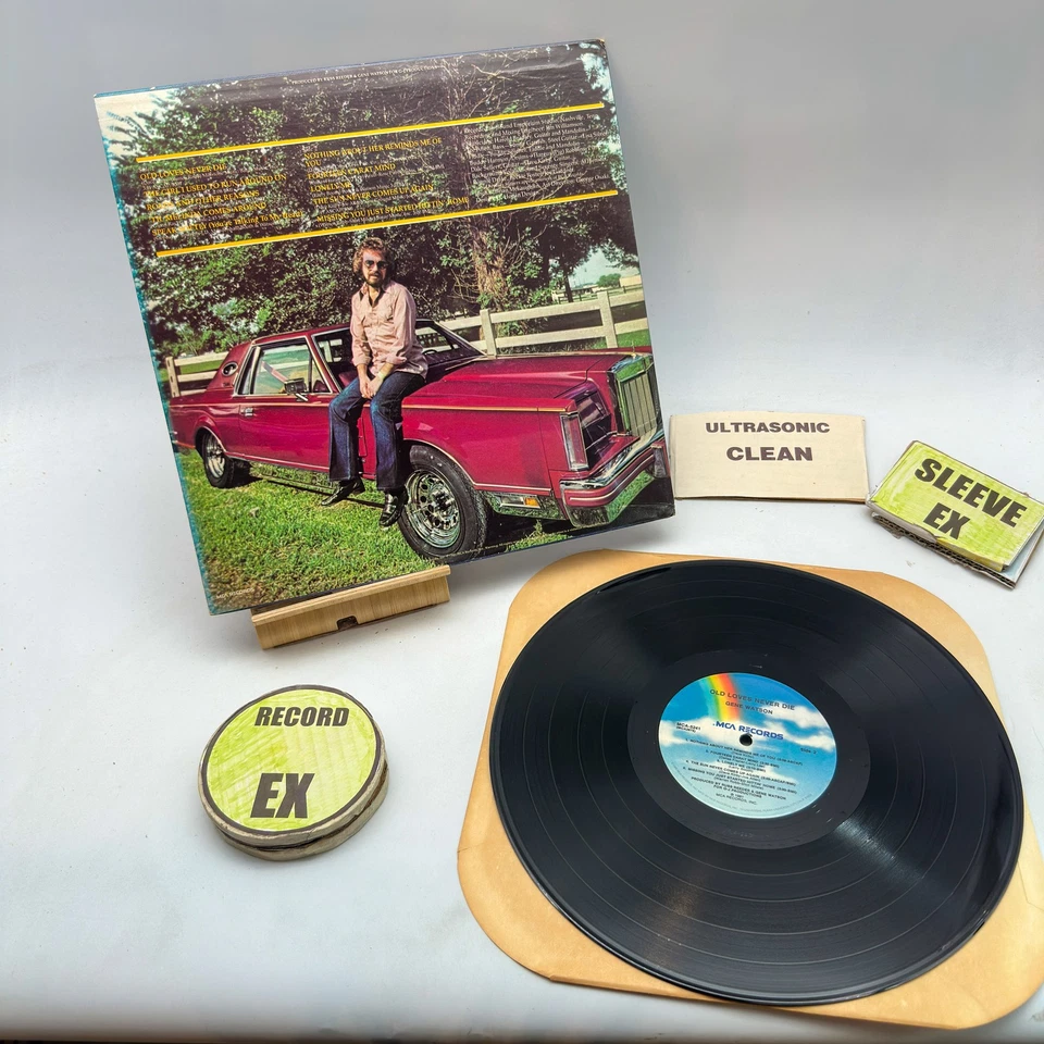 Gene Watson- Old Loves Never Die EX/EX Ultrasonic Clean 1981 - Image 3 of 3