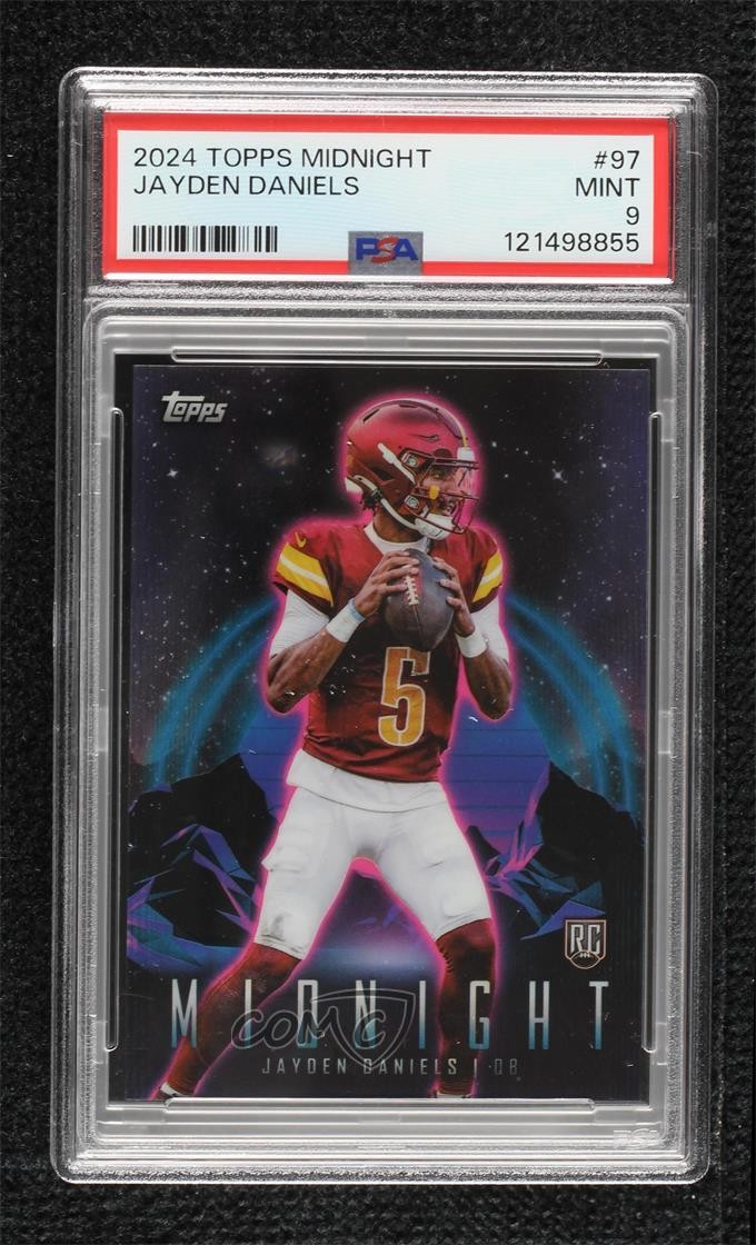 2024 Topps Midnight Jayden Daniels #97 PSA 9 MINT 8d2