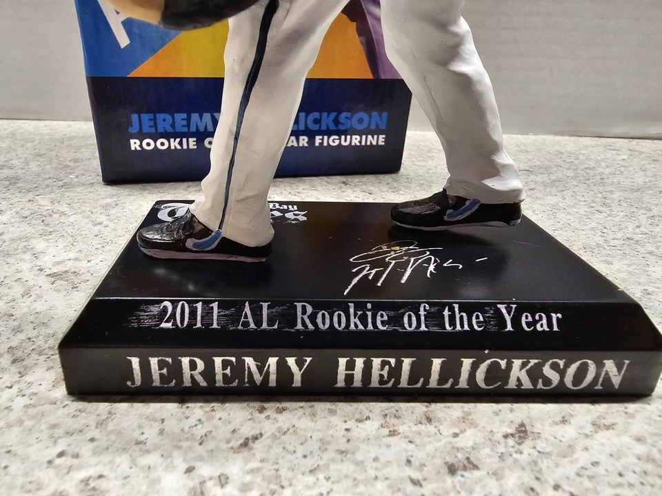 Jeremy Hellickson Tampa Bay Rays MLB 2012 SGA Estatua Estatuilla 2011 ROY Foto 3 de 4