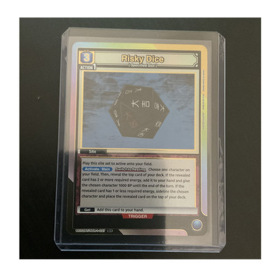 Risky Dice Action Holo Union Arena Bandai English Standard Card UE02BT/HTR-1-027