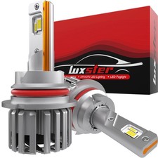 LUXSTER HolyKnight 9007 HB5 50000lm 55W LED Light Bulbs, Dual Beam, Adjustabl...