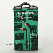 Skullcandy XTplyo Active Sports In-Ear Buds Headphones Headset w/Mic Black Swirl