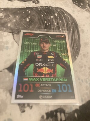 turbo attax 2023 Parallel Max Verstappen 100 101 Club NM