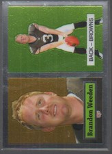 2012 Topps Chrome 1957 Inserts Brandon Weeden Refractor #17 card