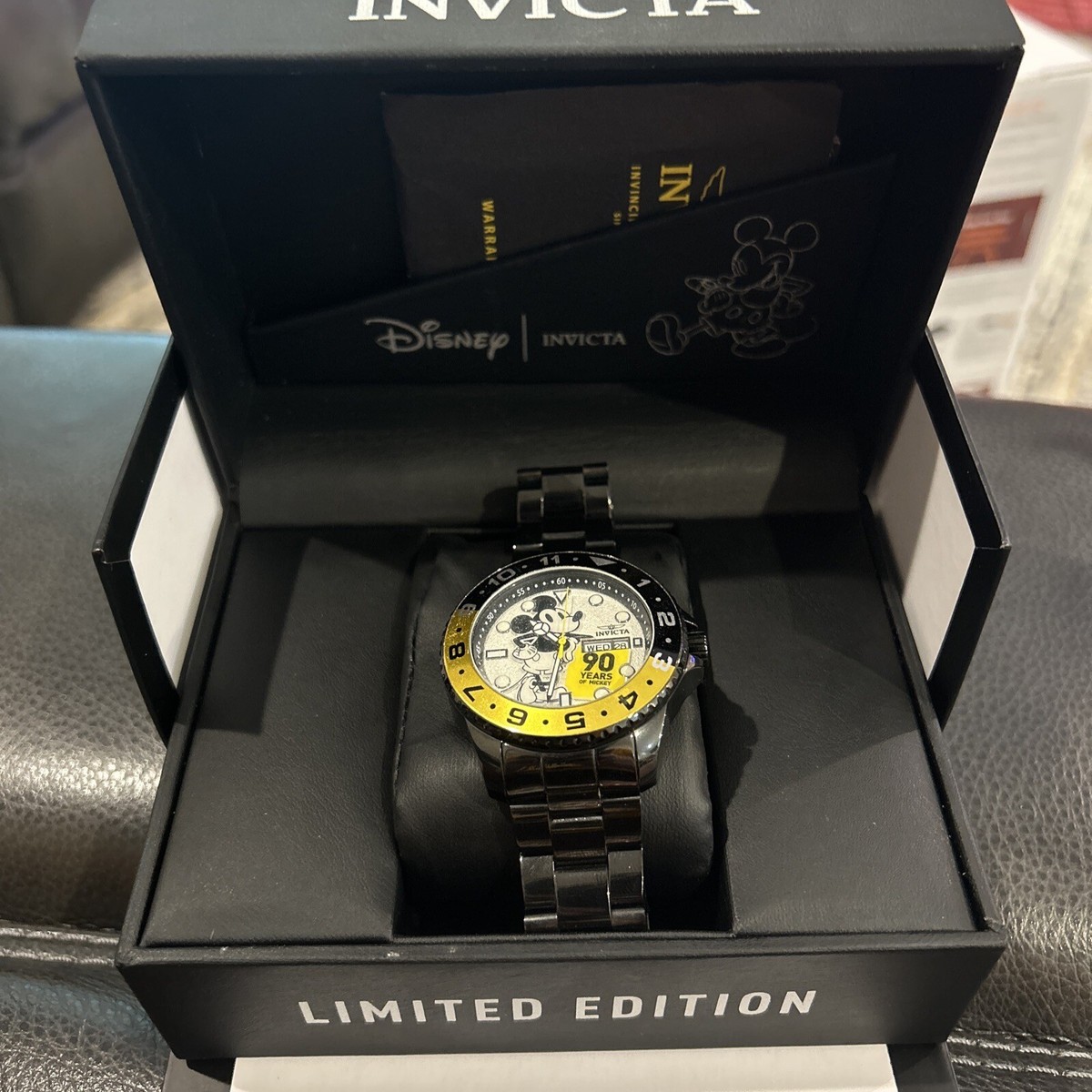 Invicta 90 years of magic Disney watch Rare Invicta Disney Limited Ed. Mickey Mouse 90 Anniversary  main image 4