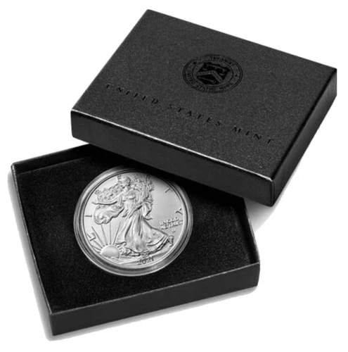 American Eagle 2021 W One Ounce Silver Uncirculated Coin 21EGN  First Year Issue