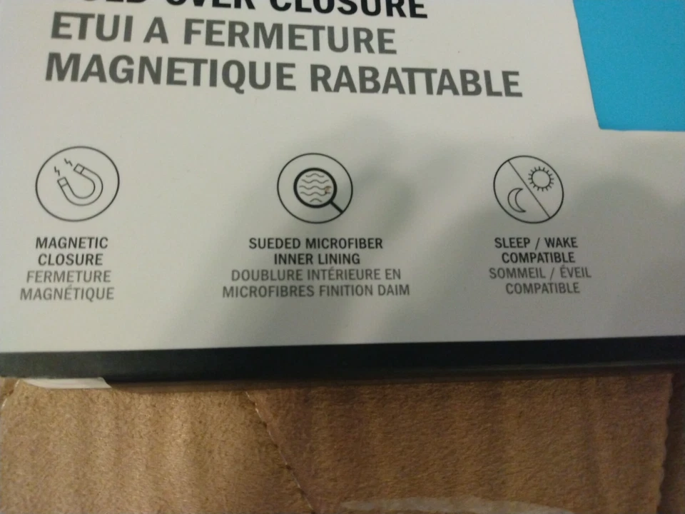 Incipio Apple iPad воздуха 2 синий бирюзовый чехол-книжка новый поврежден - Изображение 2 из 4