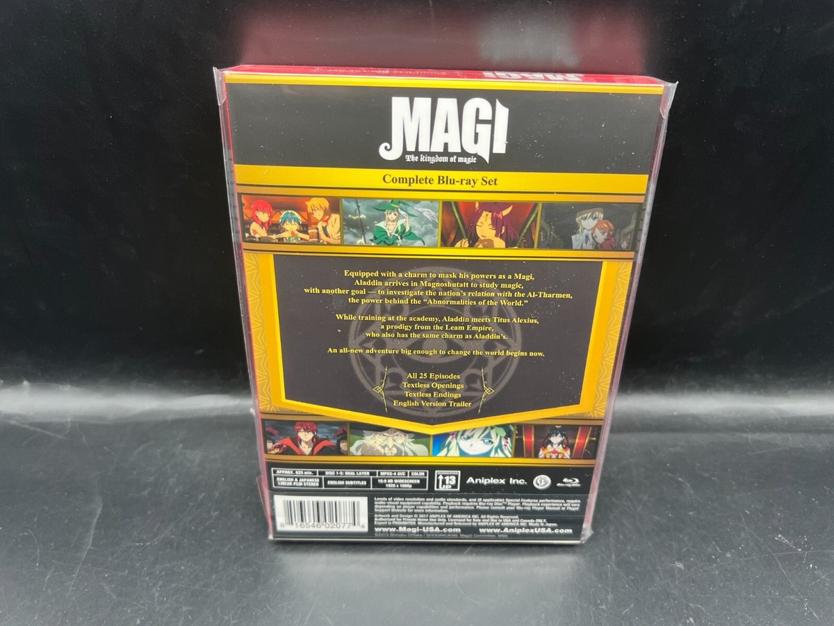 Magi Kingdom of Magic Blu-ray Box Set Limited Edition Aniplex USA