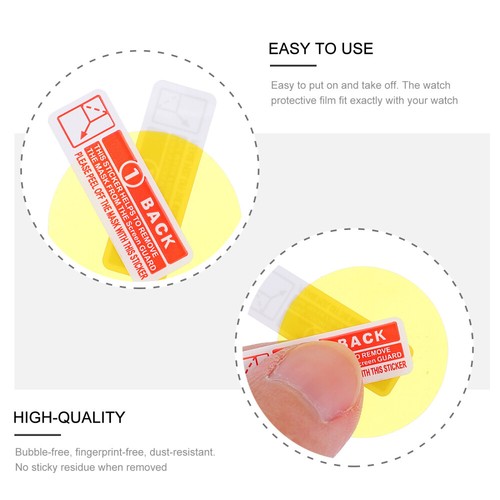 3 Pieces Smart Watch Protective Film Wristwatch Screen Guard Soft Protector - 第 2/12 張圖片