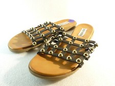 Steve Madden Women Shoes sandals Slide Black Studded Slide Size 8.5 SKU 10122
