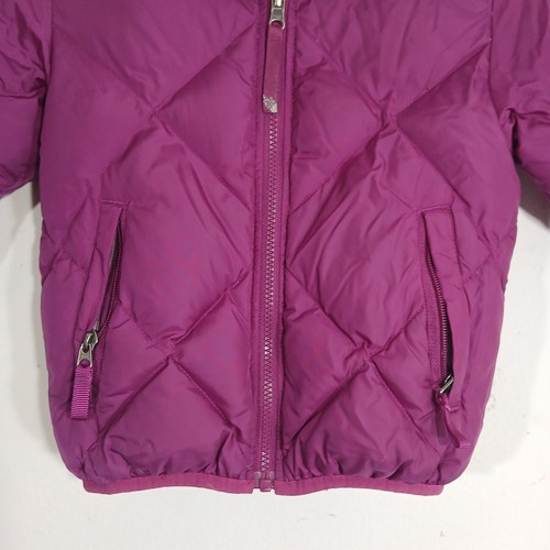 The North Face 550 Youth Girls Reversible Hooded Down Jacket Medium 10-12 Pink - Picture 9 of 20