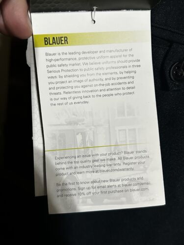 Blauer 4-Pocket Polyester Pants (8650) 46x32 Dark Navy Protective Uniform NWT 2 - Picture 9 of 14