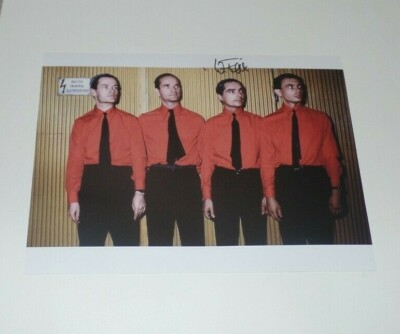 Wolfgang Flür *Kraftwerk*, original signed Photo 20x27 cm (NST)