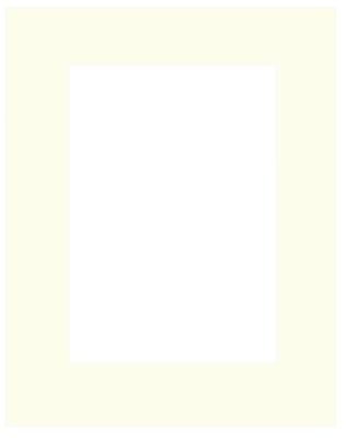 HNFD Passepartout 29,7x42 cm - 20x30 cm Bianco Latte