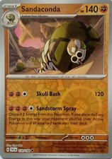 120/198 SANDACONDA REVERSE HOLO SCARLET & VIOLET POKEMON CARD