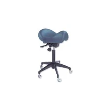 WINBEX Ascot Saddle Stool, Medium Blue, Single Stool