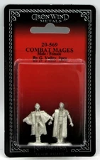 Ral Partha 20-569 Combat Mages Male & Female (Shadowrun) Mercenary Wizards NIB