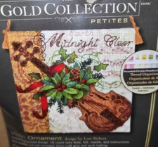 Dimensions Gold Collection Petites Violin Ornament Counted Cross Stitch Kit